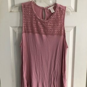 Millennial Pink H&M Tank Top-Size Large